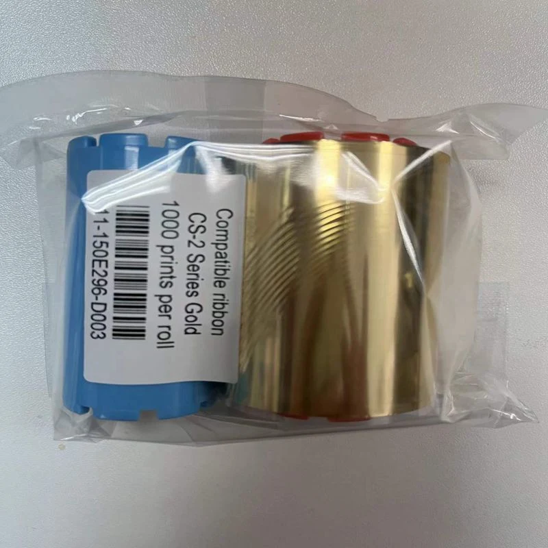 1000 Prints Hiti CS-2 Series Compatible Metallic Gold Ribbon