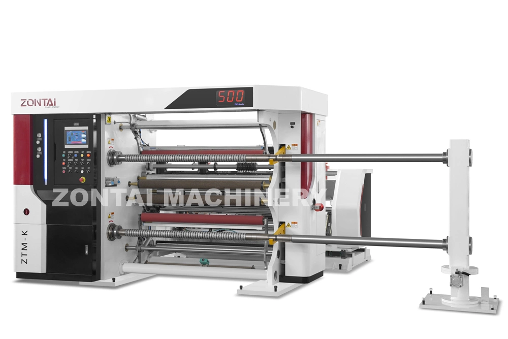 BOPP, POF, PVC Film, Wrap Around Label Film Slitting Rewinding Machine with Inspecting Online