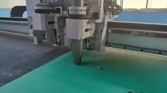 Máquina de corte CNC sem matriz automática Ferramenta de corte oscilante Cortador digital de base plana