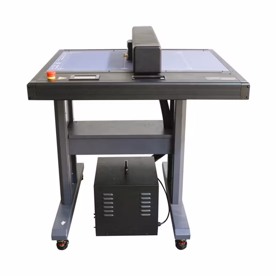 Cortador de papel adesivo de vinil de base plana Favo de mel Máquina de vincar papelão ondulado Plotter de corte plano para papelão