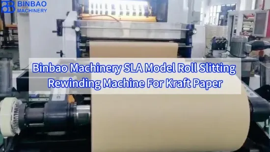 Máquina de corte de rolo enorme de papel kraft marrom com eixo hidráulico menos desbobinador para fabricação de envelopes