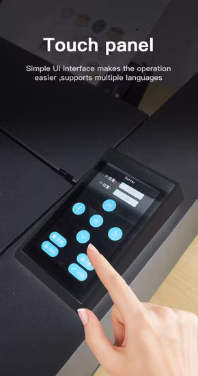 Plotter de corte de folhas de etiquetas de alimentação automática A3+ de escaneamento de código QR