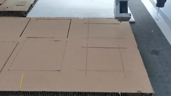 Máquina de corte de caixas de papelão Máquina de corte e vinco de papelão Cortador de mesa digital