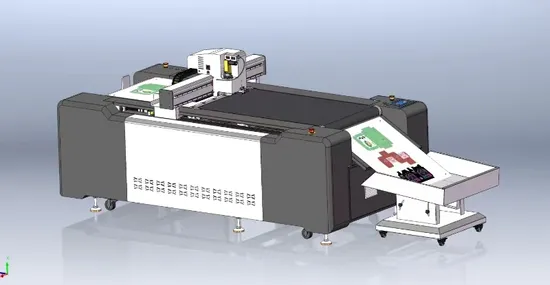 Cortador digital automático de papel cartão